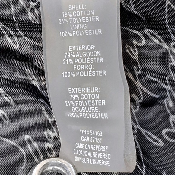 Karl Lagerfeld Paris Black Tweed Faux Fur Trim Zipper Jacket Women Size 4 Gold - Picture 7 of 11